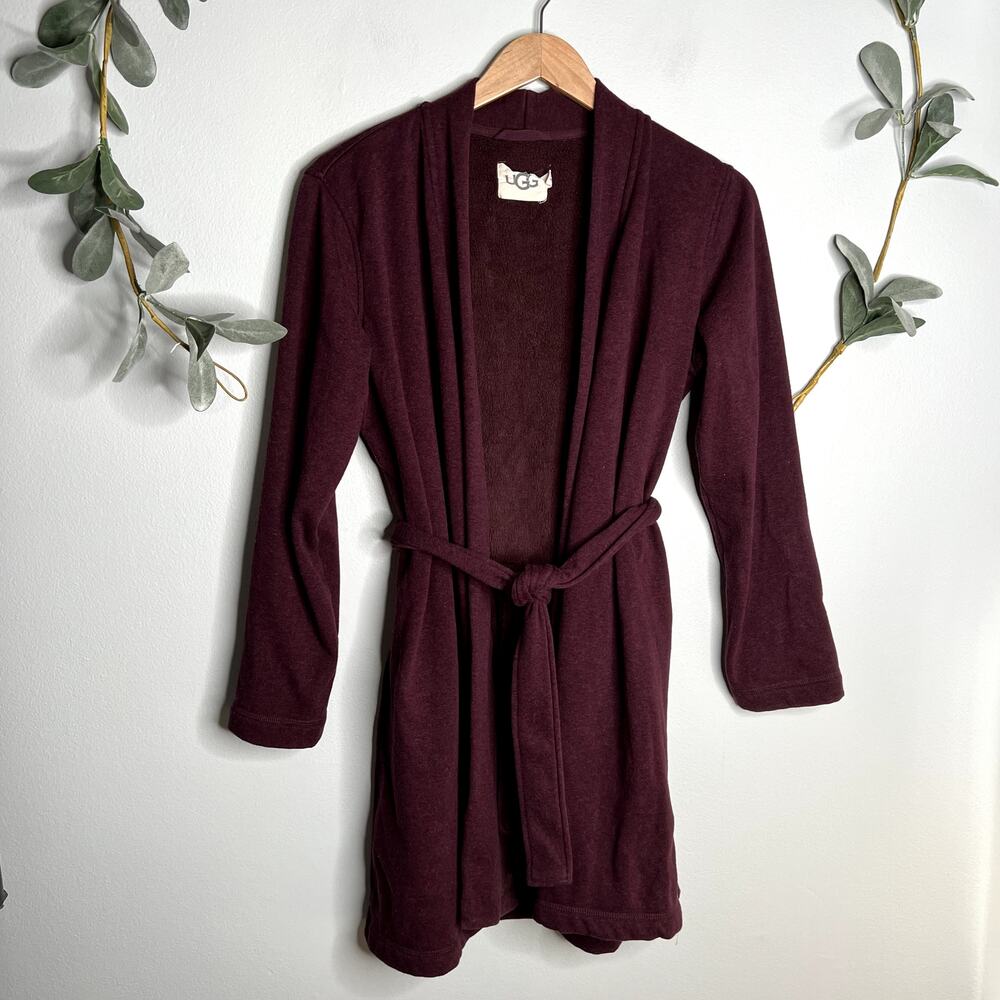 Ugg Maroon Robe Size Small